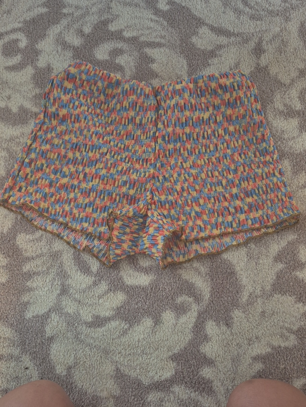 Smocked Multicolor Women’s Shorts